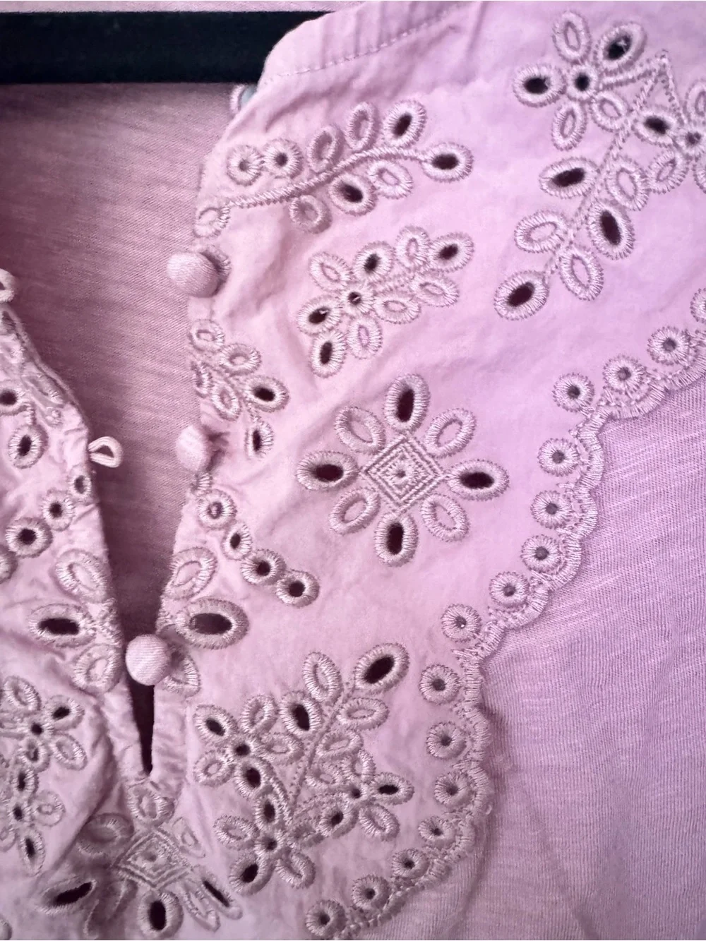 Boden Eyelet-Trim Top